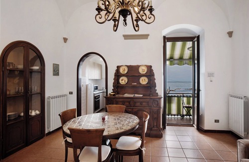 Santo Stefano al Mare Apartment | Apartment 'La Cannonata' with Sea View, Balcony and Air Conditioning