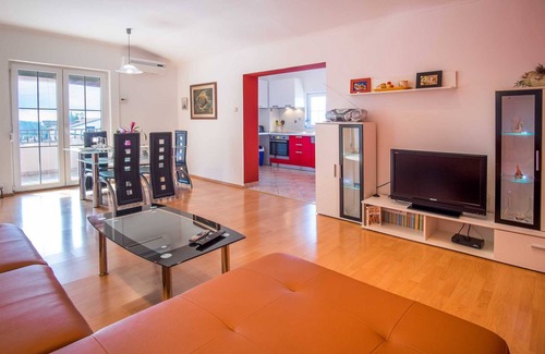 Krk Apartment | Apartment JENNY 1 with pool and sea view