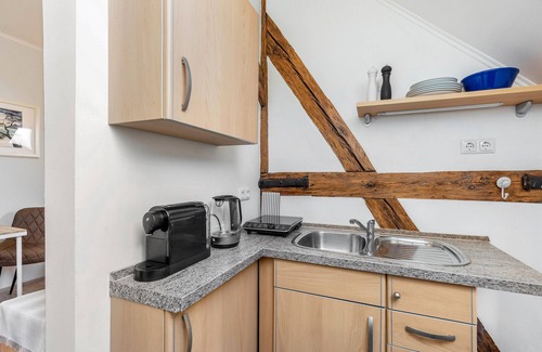 Klosterheide Apartment | Apartment 'Kleine Mit Garten' with Shared Terrace, Shared Garden and Wi-Fi