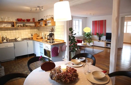Lemberg Apartment | Apartment 'Luise Im Künstlerhaus' with Private Terrace, Balcony and Wi-Fi