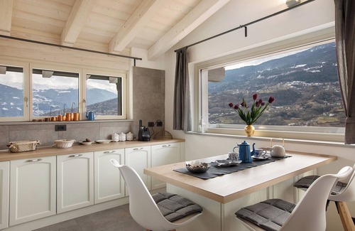 La Cretaz-Roisan Apartment | Apartment 'Residence Soleluna - Loft Sirio' with Mountain View, Private Terrace and Wi-Fi