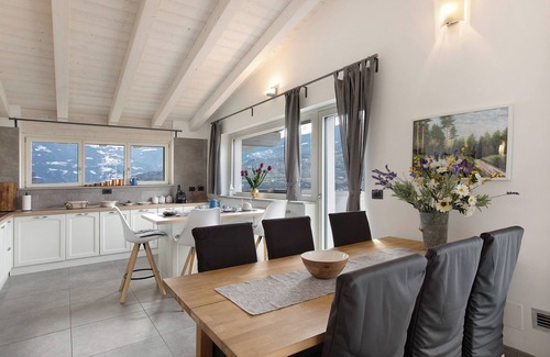 La Cretaz-Roisan Apartment | Apartment 'Residence Soleluna - Loft Sirio' with Mountain View, Private Terrace and Wi-Fi