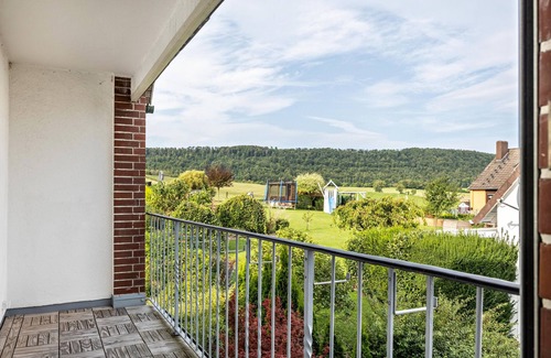 Salzhemmendorf Apartment | Apartment 'Schöner Ith Blick' with Mountain View, Balcony and Wi-Fi