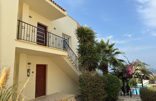 Esentepe Apartment | Apartment with Shared Pool and Sea Views