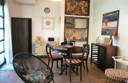 Santa Marina Apartment | APARTMENT WITH TERRACE-SOLARIUM AND OWN PATIO, PATIO DEL LIMONERO