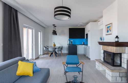 Brasina Apartment | Apartments Bella Vista - Mlini - Comfort Two Bedroom Apartment with Balcony and Sea View with shared swimming pool