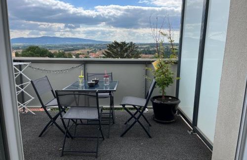 Fleurieux-sur-l'Arbresle Apartment | Appart & Fleurinoise balcon ascenseur climatisation