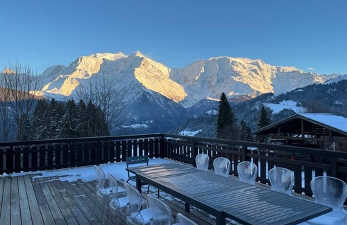 Le Bettex Apartment | Appart 3 Le Bettex piste view Mont Blanc - 5 bedrooms