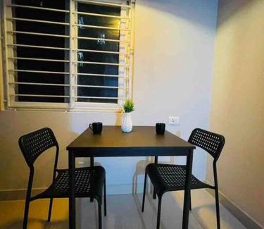 Kondapur Apartment | Apricot: 1bhk Humble Abode in Botanical Gardens