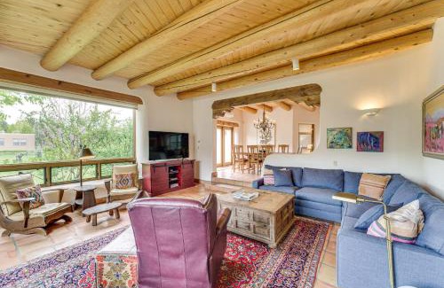 Arroyo Seco House | Arroyo Seco Adobe with Hot Tub Near Taos Ski Valley!