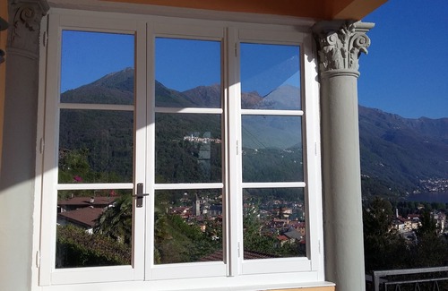 Cannobio Villa | Art Nouveau villa with pool, garden, barbecue, WiFi, breathtaking views, close to town