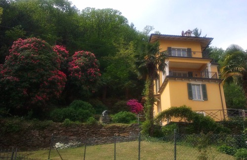 Cannobio Villa | Art Nouveau villa with pool, garden, barbecue, WiFi, breathtaking views, close to town