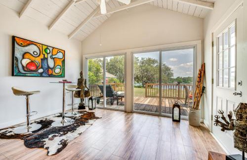 Fedhaven House | Artsy Bungalow on St Anne Lake Pool, Dock and Deck