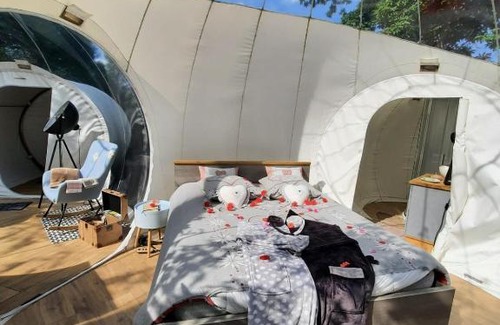 Lindry House | Au Calme Absolu chez Nicolas Maison bulle au calme