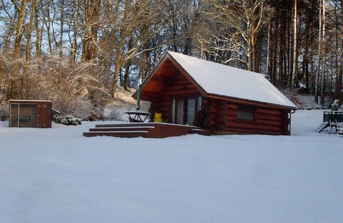 Wing Cabin | Authentic Log Cabin, With Fishing Rights On River Lyne