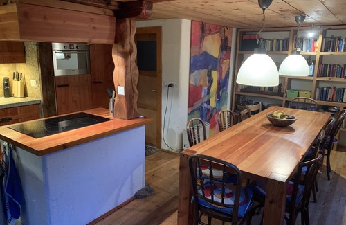 Ormont-Dessous Ski Chalet | authentic luxury chalet with garden