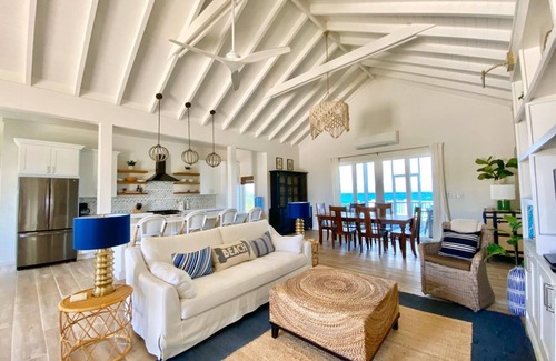 North Palmetto Point House | AZURE: Banks Rd Luxury Beachfront Home with heated pool & backup generator.