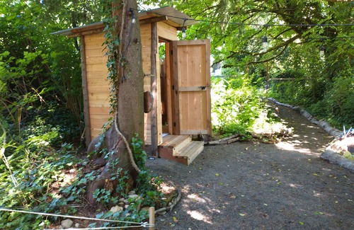 Bainbridge Island Cabin | Bainbridge Island Dome Tent on a Farm with a Pool