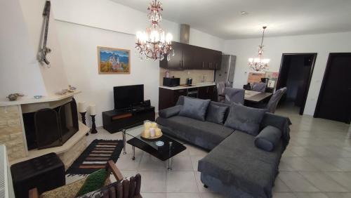 Pirgadikia Apartment | Balcony in the Aegean Sea