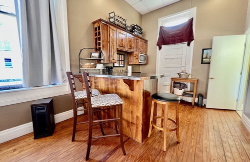 Bonnots Mill Apartment | Bank Loft with Original Vault in River Town