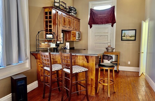 Bonnots Mill Apartment | Bank Loft with Original Vault in River Town
