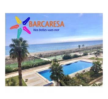 Le Barcares Apartment | Barcaresa-Brillant appartement vue mer piscine