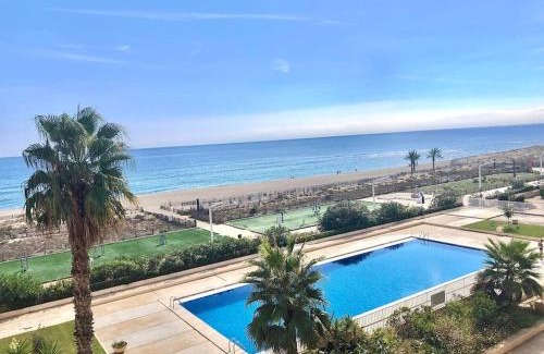 Le Barcares Apartment | Barcaresa-Brillant appartement vue mer piscine