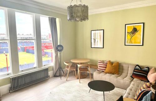 West Kensington Apartment | Barons Court tennis panorama