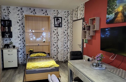 Osterburg Apartment | Barrier-free holiday apartment in Osterburg with pool