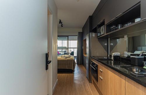 Brooklin Novo Apartment | Bauhaus Apartamento com Piscina, Próximo ao Metro Brooklin - Próximo ao Teatro Alfa e Transamérica Expo Center