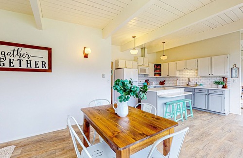 Gig Harbor House | Bay-front dog-friendly home on one acre of land with modern interior & W/D