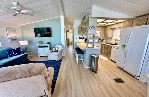Nettles Island House | Beach Access home features an open floor plan with 2 bedrooms in a resort community