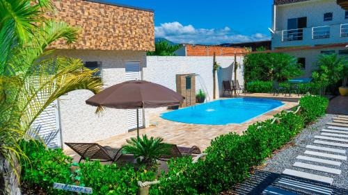 Cidade Nova Peruibe House | BEACH HOUSE com Piscina e Churrasqueira para 16 pessoas