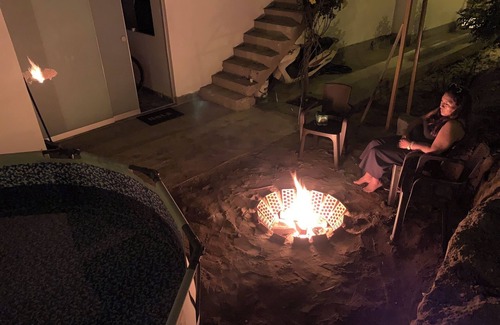 Santa Rosa Ski Chalet | Beach house with swimming pool and fire pit, Santa Rosa