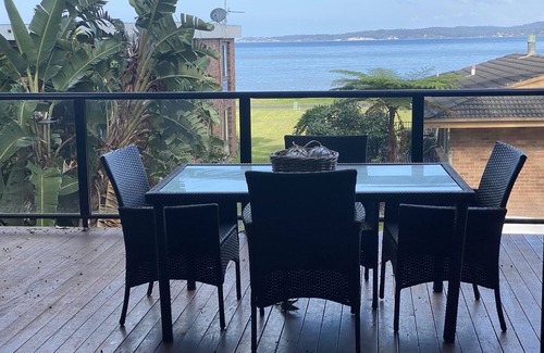 Long Beach House | Beachfront, pet friendly, tri-level home in quiet leafy location with views