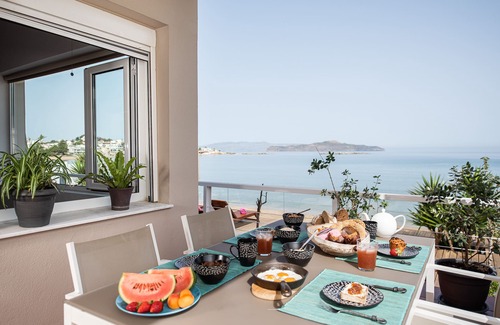 Agii Apostoli Villa | Beachfront | Waterfront | 3 bedrooms villa