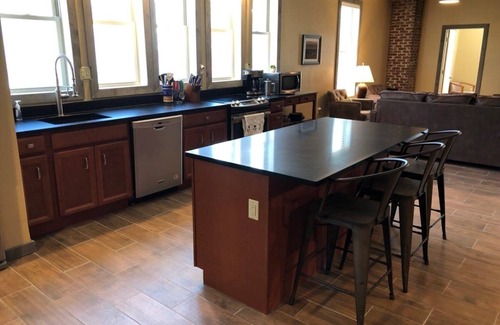 Eastport Condo | Beautiful 2BR loft with views of bay and Eastport harbor activity.