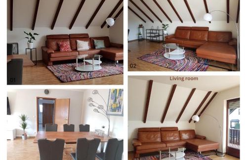Hessdorf Apartment | Beautiful 3 rooms apartment 110 m2, kostenloser Parkplatz, großer Balkon