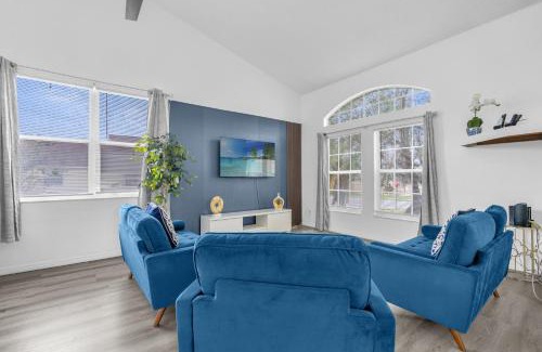 Indian Point House | Beautiful 5BR 4 baths Themed home near Disney and Universal, Private Pool, Gameroom, baby Crib and more