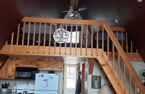Hatfield Cottage | Beautiful A Frame Cottage located right on the ATV Trail-short walk to the Lake!