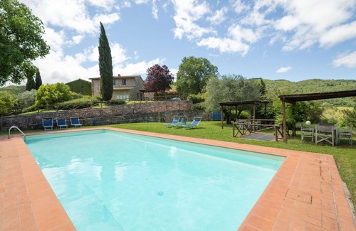 Greve in Chianti House | Beautiful apartment in villa for 8 guests with WIFI, pool, TV, patio, pets allowed and parking