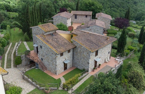 Greve in Chianti House | Beautiful apartment in villa for 8 guests with WIFI, pool, TV, patio, pets allowed and parking