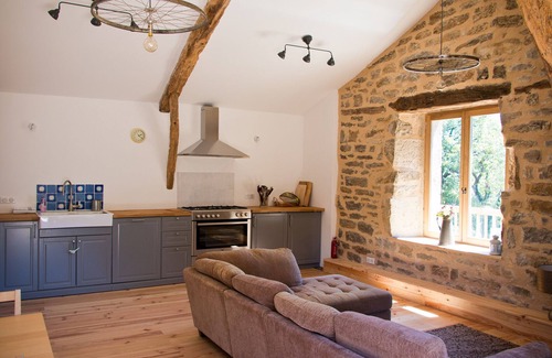 Espinas House | Beautiful barn, south-facing view, exclusive pool, near Saint Antonin Noble Val