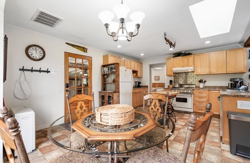 Orick House | Beautiful home with ocean and beach views, wood-burning stove & firepit