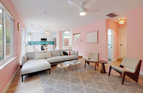 Wells Branch House | Beautiful Modern 3BR Retreat with Gym, Ping Pong in quiet Austin by Domain & Q2