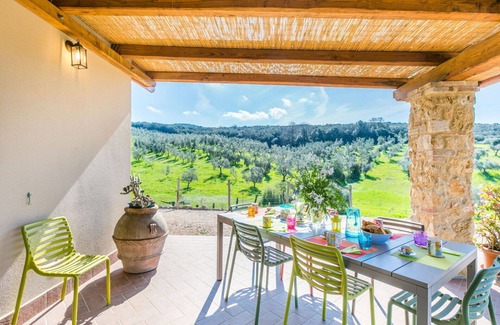 Casale Marittimo House | Beautiful private villa with WIFI, A/C, TV, terrace, pets allowed, panoramic view and parking