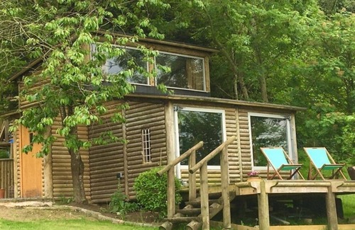 Llandegla House | Beautiful quirky log cabin situated at the foot of Llandegla Forest