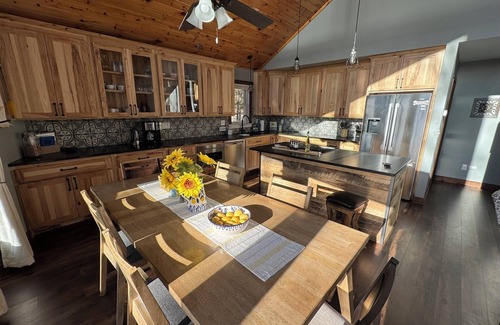 Luck House | Beautiful remodeled retreat on tranquil North bay of Bone Lake.