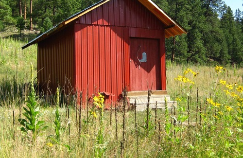 Tererro Cabin | Beautiful Rustic Cabin Right on the Pecos River.