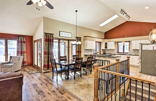 Beaver Dam House | Beaver Dam Lake Retreat w/Fire Pit & Dock!